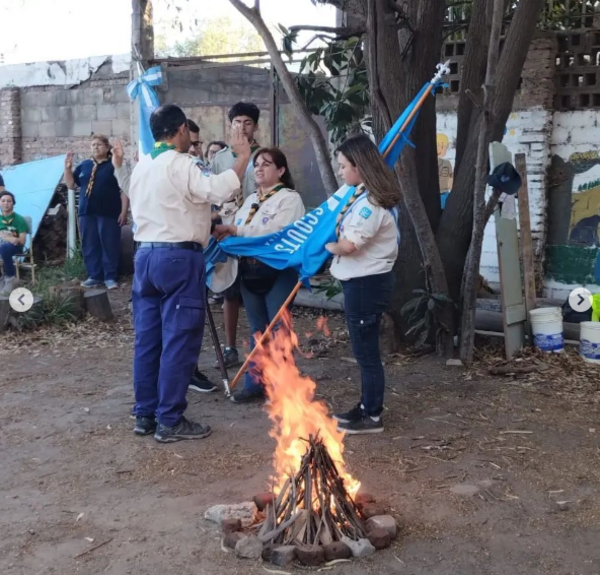 Mapache promesando como nuevo Jefe de Grupo