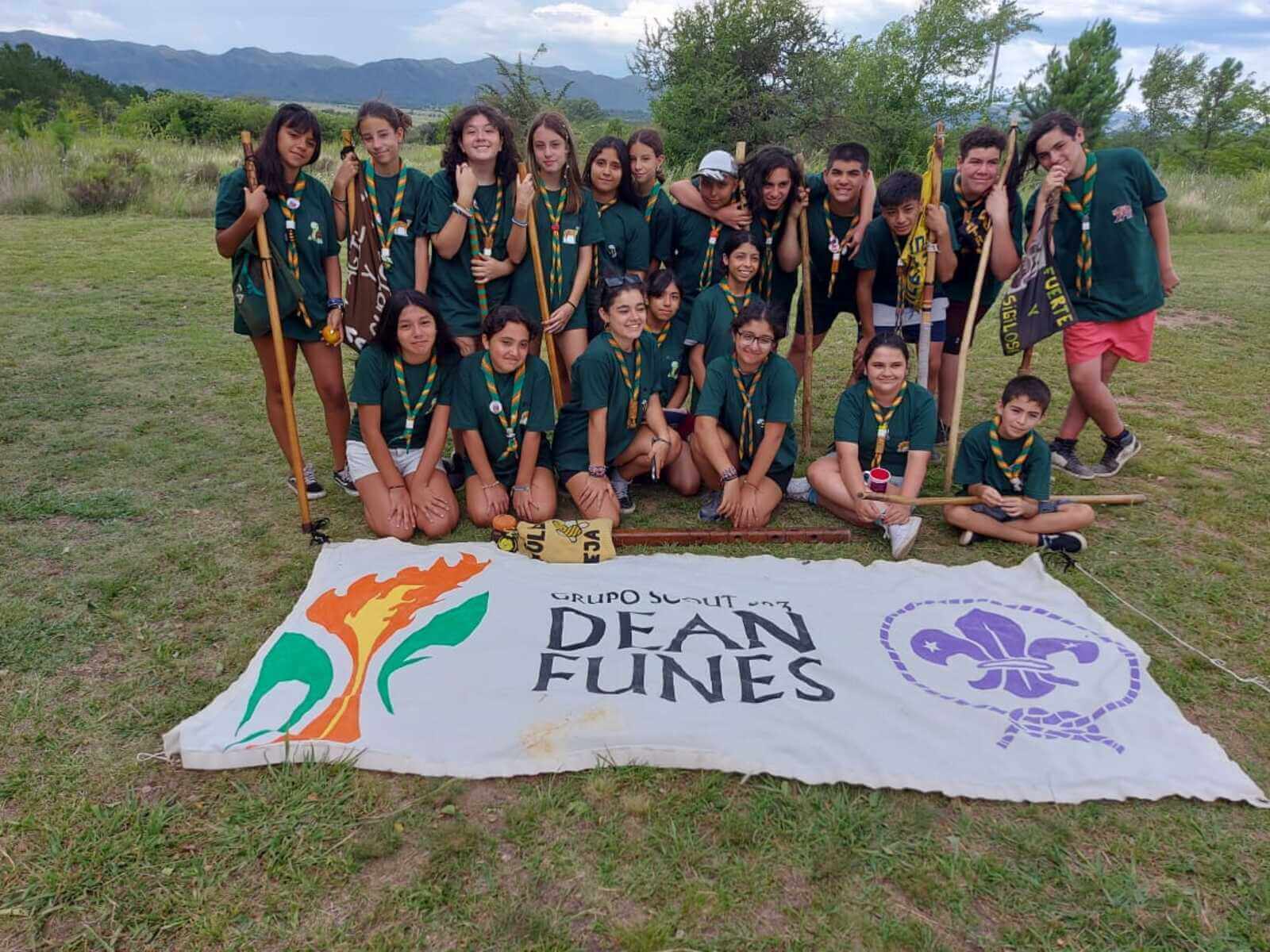 Miembros de la Unidad Scout Cura Brochero 2023